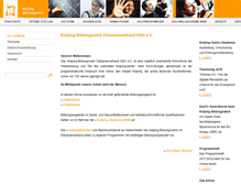 Tablet Screenshot of kbw-koeln.de